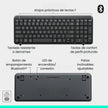 Teclado Bluetooth Inalámbrico Logitech K250 Compacto, Negro