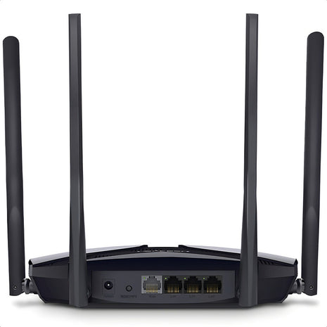 Router Inalámbrico Mercusys MR80X AX3000 Wi-Fi 6 Doble Banda, Alta Velocidad y Cobertura Estable