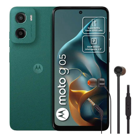 Celular Motorola Moto G05 128gb/4gb Vrd + Audífonos Tune 110