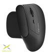 Mouse Vertical Wireless Recargable Delux Mv6 Gc / Ergonómico Negro