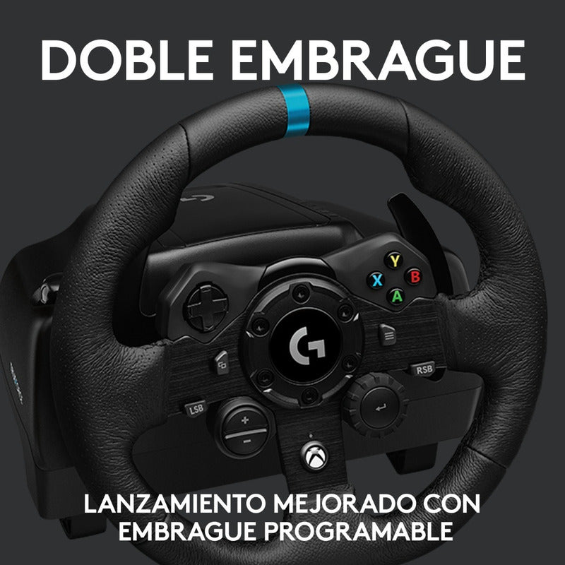 Volante Carreras Logitech G923 Trueforce, Pc / Xbox X|s One Negro
