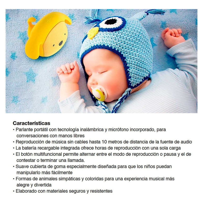 Parlante Portátil Xtech Bow-wow Xts-612, Bluetooth 5w / Rms