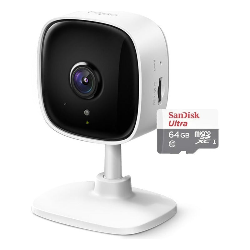 Cámara Seguridad Ip Wifi Audio 3mp Tp-link Tapo C110 + 64gb