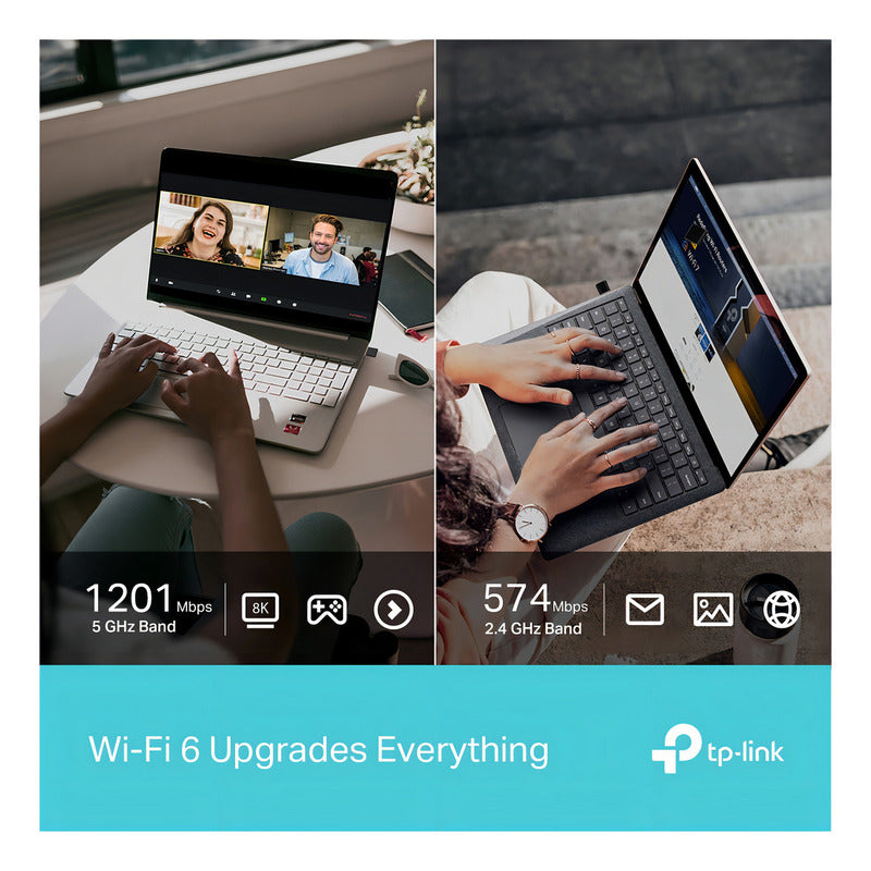 Adaptador Usb Tp-link Tx20u Nano Inalámbrico Ax1800 Wifi