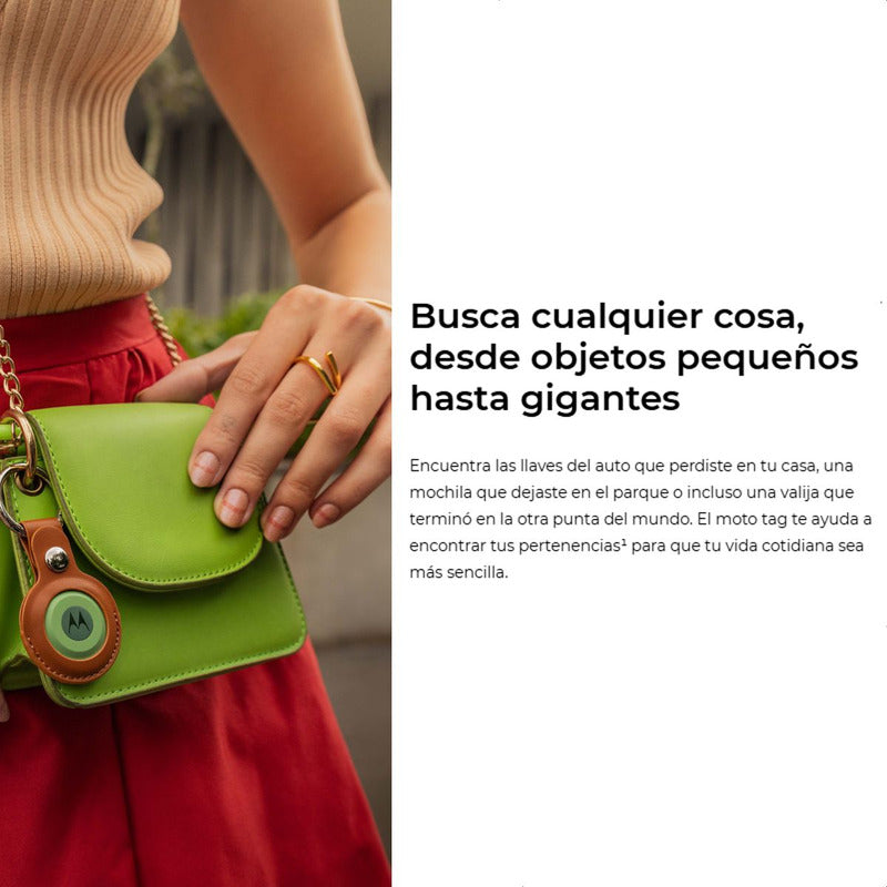 Motorola Moto Tag, Localizador Gps Portátil, Verde Jade América Del Sur