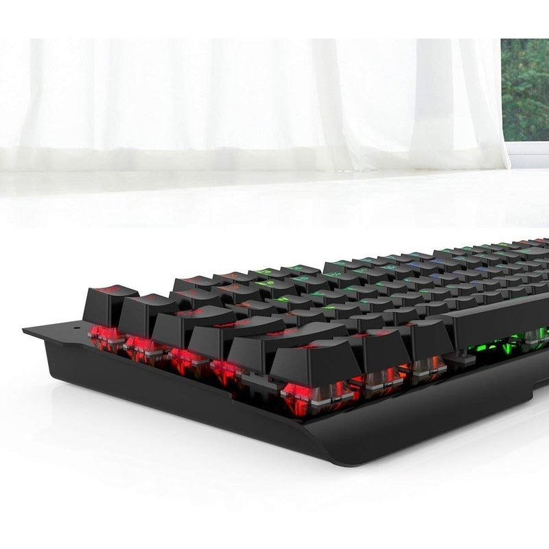Teclado Gamer Mecánico Redragon K561 Visnu, Retroiluminado Negro Español Latinoamérica