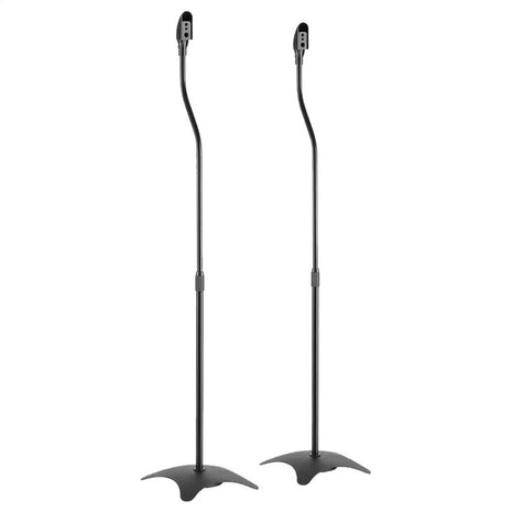 Kit 2 Soportes de Piso Universales para Altavoces TechGo SPS-51, Diseño Metálico Ajustable en Altura