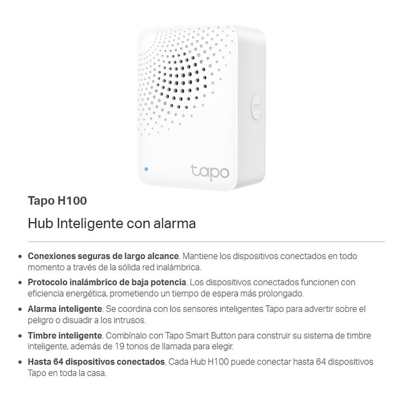 Hub Inteligente Con Timbre Incorporado, Tp-link Tapo H100