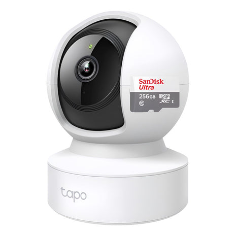 Cámara Wifi Lan Tp-link Tapo C202 Full Hd + Micro Sd 256gb
