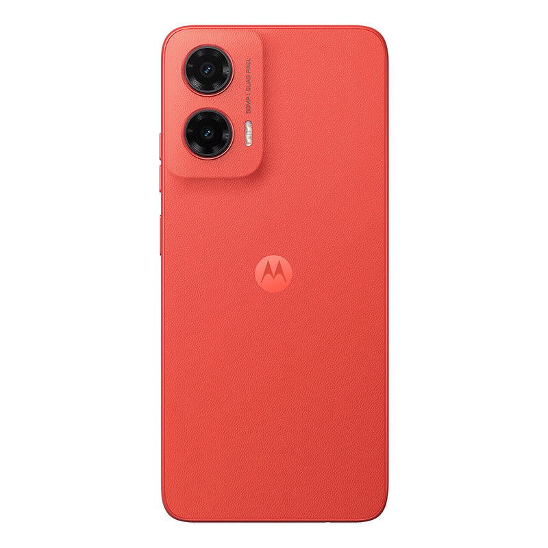Smartphone Moto G35 5g 256gb - Coral - Cuero Vegano