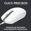 Mouse Gamer Logitech G203 Lightsync Rgb / 8000dpi - Blanco