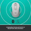 Mouse Inalámbrico / Bluetooth Logitech Signature M650 L, Wht