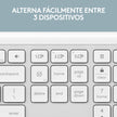 Teclado Bluetooth Bolt Logitech Signature Slim K950, Blanco
