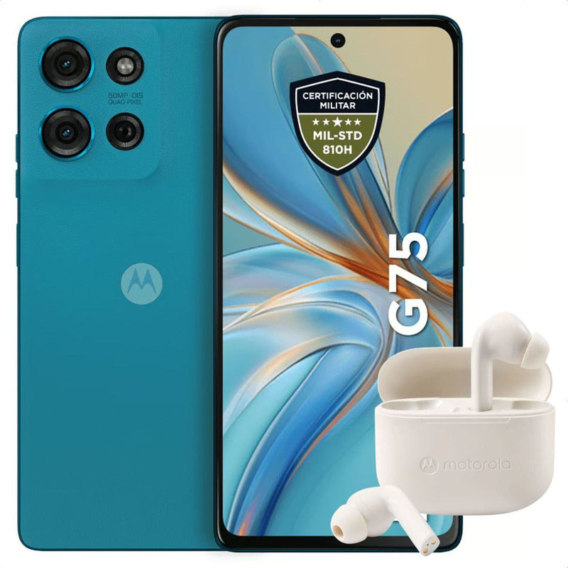 Celular Motorola Moto G75 5g 256gb/8gb Azul + Moto Buds 065