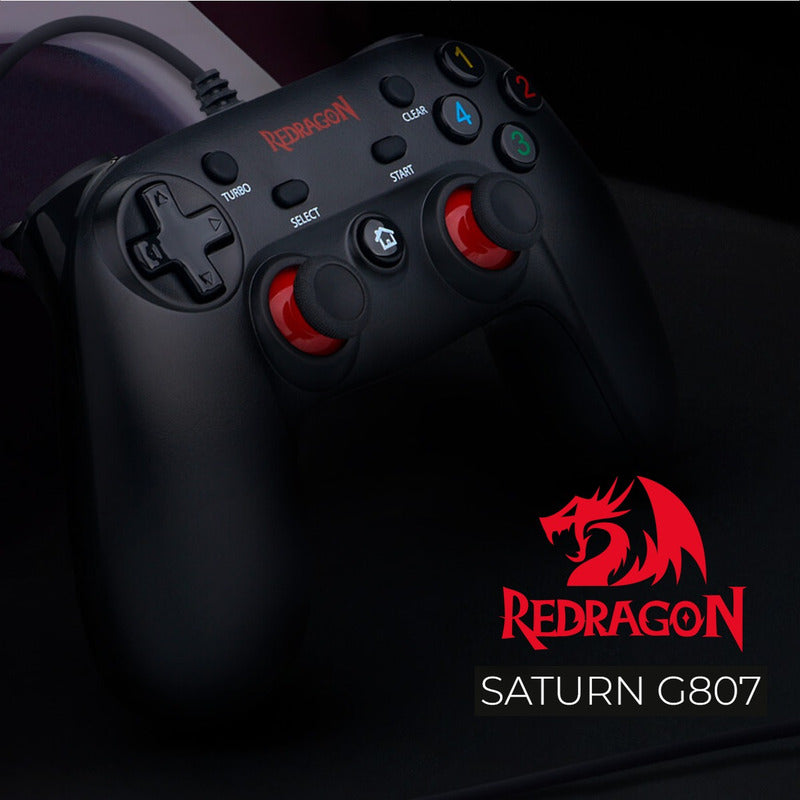 Control De Juegos Gamepad Usb, Redragon G807 Saturn Ps3 / Pc