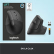 Mouse Ergonómico Vertical Logitech Lift, Inalámbrico para Manos Pequeñas y Medianas, Grafito