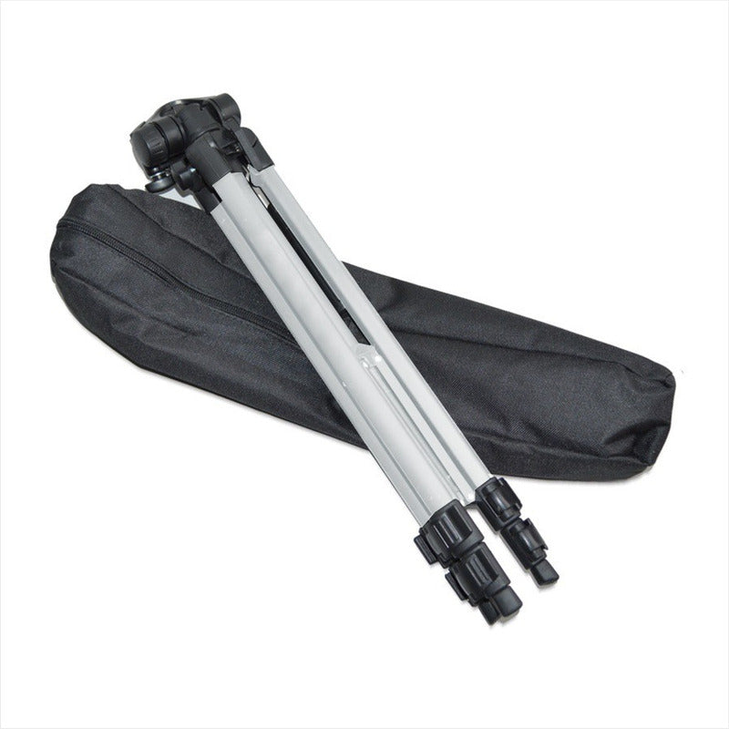 Trípode Cámara 3120a Hasta 102cm + Estuche + Clip Celular Negro