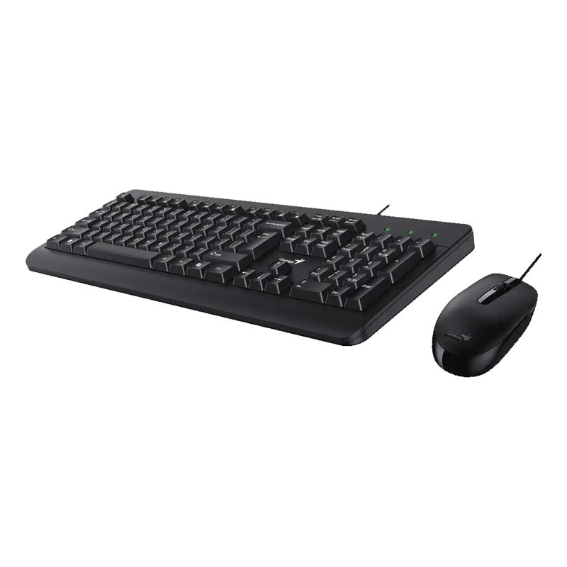 Combo Teclado Y Mouse Ergonómico Genius Km-160, Conexión Usb