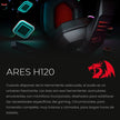 Diadema Gamer Redragon H120 Ares, Micrófono / Plug 3.5mm Negro/rojo