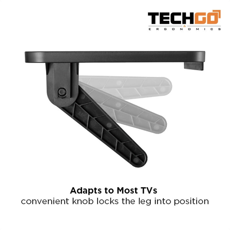 Repisa Elegante Tv Para Deco Tdt Control Etc. Techgo Spd-107 Negro