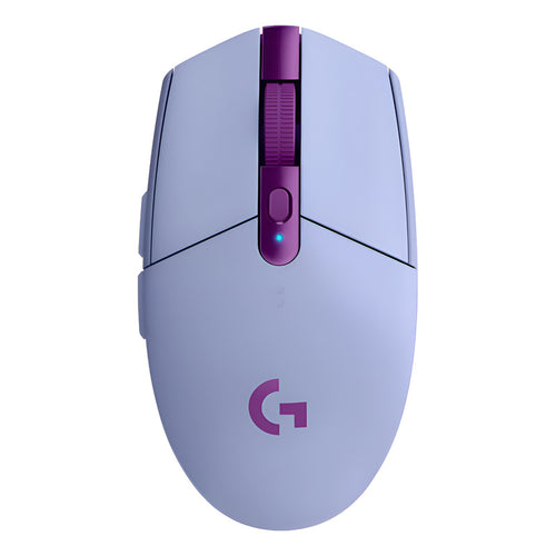Mouse Gamer Inalámbrico Logitech G305 LIGHTSPEED Sensor HERO 12000 DPI 6 Botones Programables - Lila