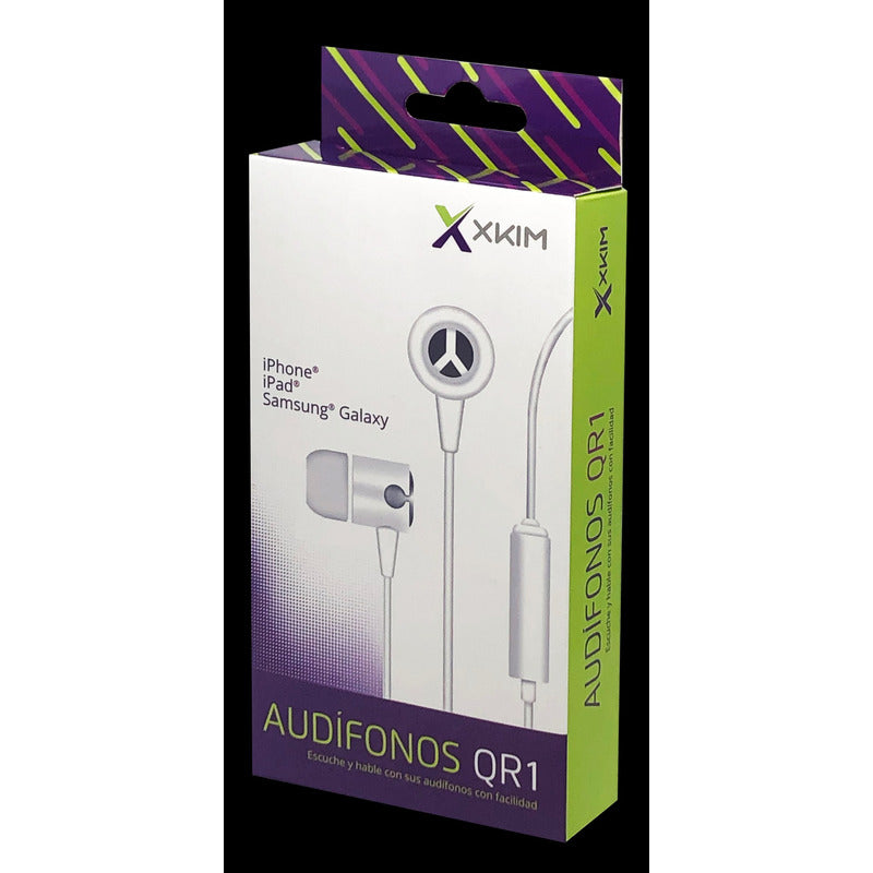 Auriculares / Manos Libres Alámbricos, In Ear X-kim Qr1
