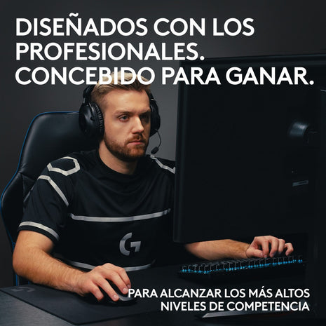 Teclado Gamer Inalámbrico Logitech G PRO X TKL LIGHTSPEED con RGB LIGHTSYNC - Negro