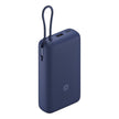 Power Bank Xiaomi 20000mAh 33W con Cable Integrado, Carga Rápida USB-C y 3 Dispositivos Simultáneos - Azul