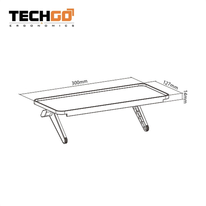 Soporte Elegante Tv Para Dvd Tdt Control Etc. Techgo Spd-108 Negro