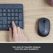 Combo Inalámbrico Logitech Mk235 + Pad Mouse Small (25x21cm)