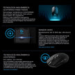 Mouse Gamer Inalámbrico Logitech G305 LIGHTSPEED Sensor HERO 12000 DPI 6 Botones Programables - Lila