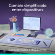 Combo Teclado Y Mouse Bluetooth, Logitech Pop Icon, Rosado
