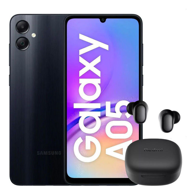 Celular Samsung Galaxy A05 64gb/4gb Negro + Buds 6 Play