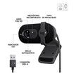 Logitech Brio 100, Webcam Full Hd 1080p, Tapa / Rightlight 2