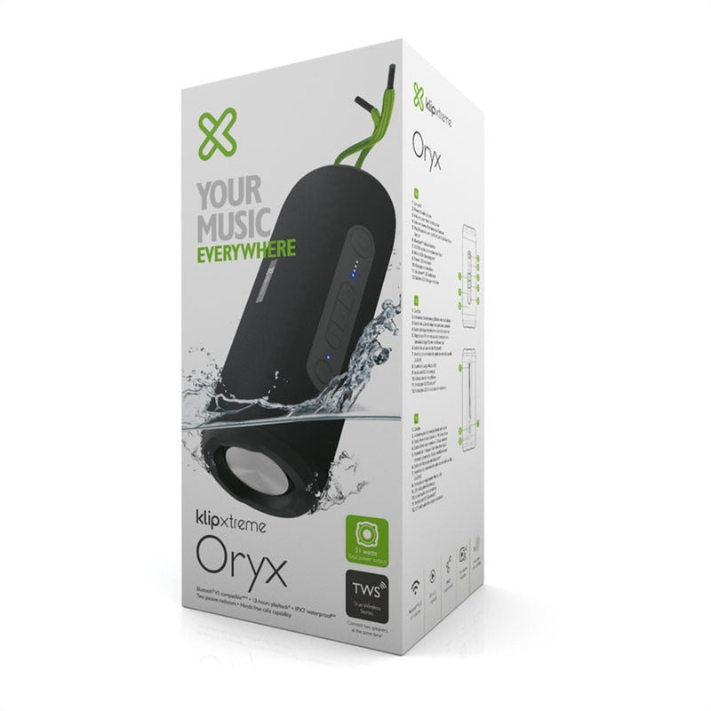 Parlante Bluetooth Impermeable Ipx7 Klip Xtreme Oryx Ksb-600