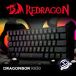 Teclado Gamer Redragon K630-rgb-sp Dragonborn 60%, Sw-red