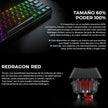 Teclado Gamer Redragon K630-rgb-sp Dragonborn 60%, Sw-red