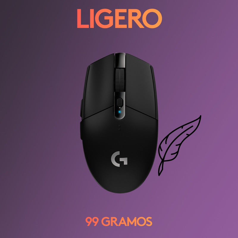 Mouse Gamer Inalámbrico Logitech G305 / 12000dpi - Negro Black