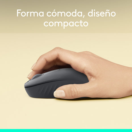 Mouse Inalámbrico Bluetooth Logitech M196 Diseño Ambidiestro Cómodo y Compacto - Grafito