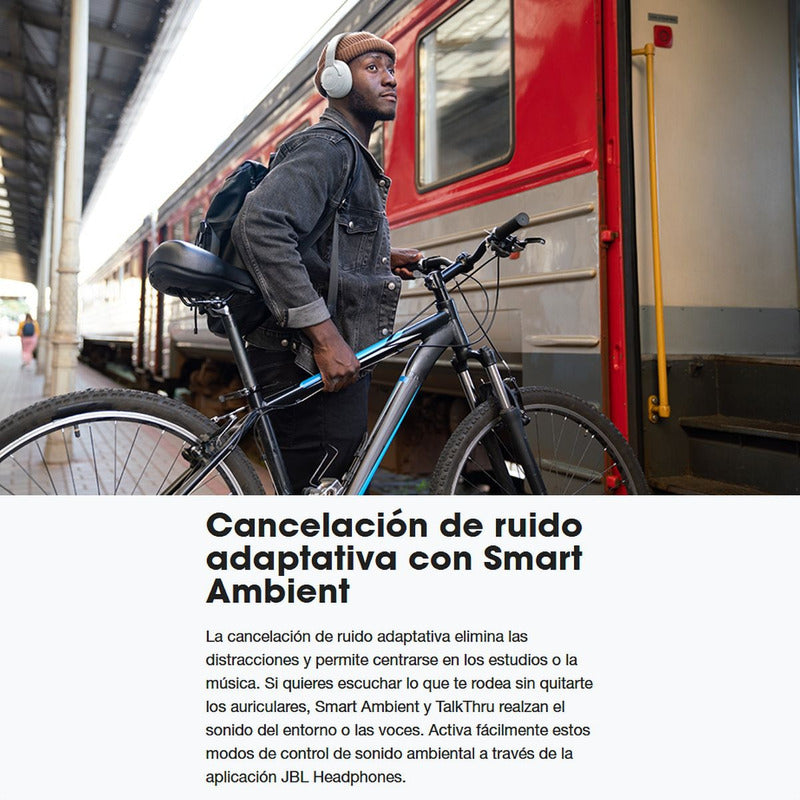 Jbl Tune 770nc, Audífonos Bluetooth Cancelación De Ruido, Bk