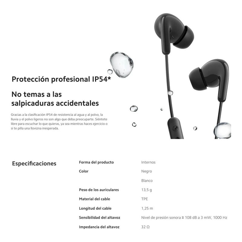 Xiaomi Auriculares Conexión Tipo C / Control Integrado, Wht