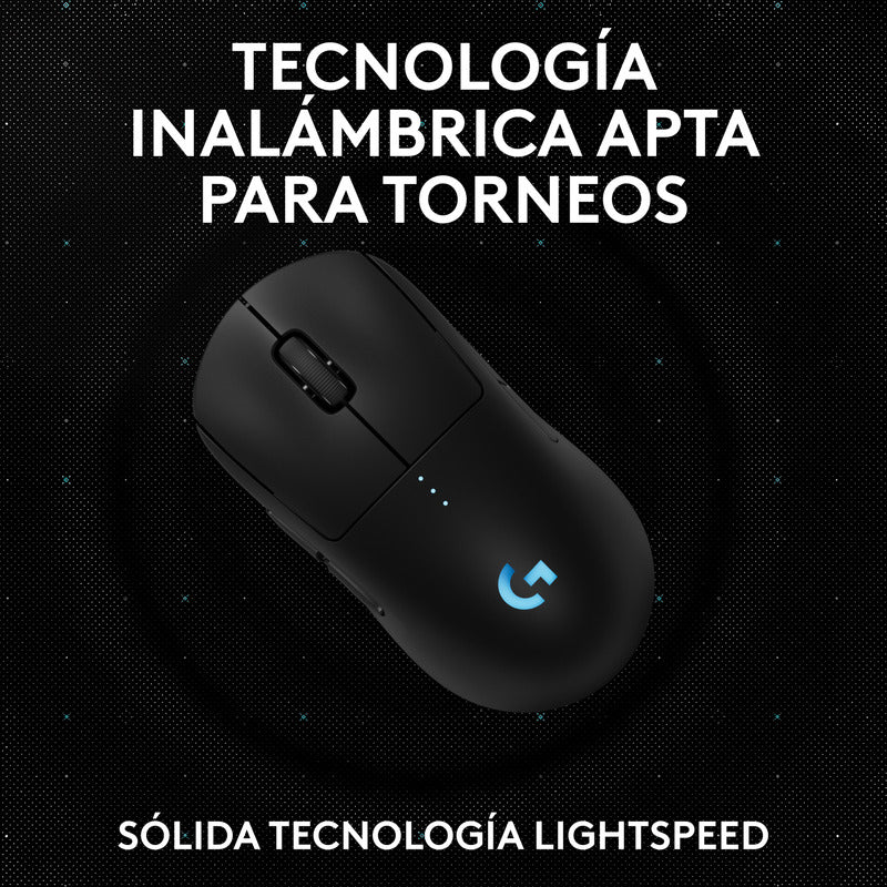 Mouse Gamer Inalámbrico Logitech G Pro 2 Lightspeed, 44k Dpi - Negro
