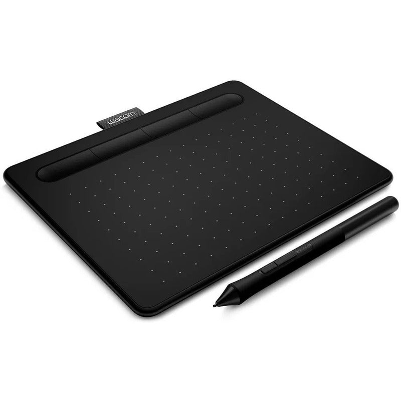 Tableta Gráfica Wacom Intuos CTL-4100 Small Lápiz 4K 4096 Niveles Presión 4 Botones USB PC Mac - Negro