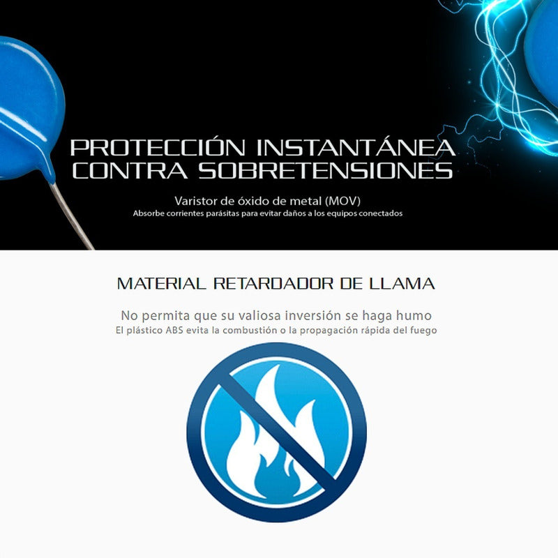 Protector De Voltaje 110/120v Forza Fvp-0200v Zion 2k30