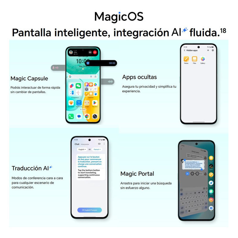Celular Honor X6c Dual SIM, 6.61