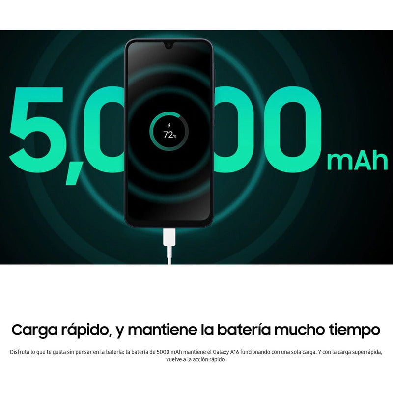 Celular Samsung Galaxy A16 4g Dual Sim 128gb/6gb Ip54, Negro