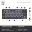 Teclado Recargable Avanzado, Logitech Mx Mechanical Mini