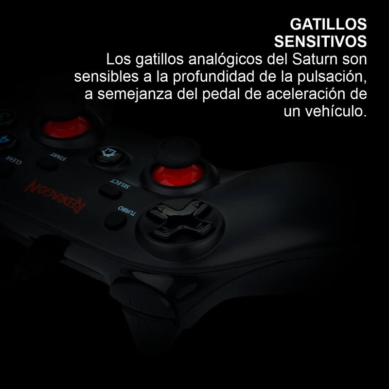 Control Joystick Redragon Saturn G807 Negro