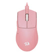 Mouse Gamer Redragon K1ng Rgb Rosa M724p-1k Alámbrico 12,400 Dpi Ultraligero, Polling 1000hz
