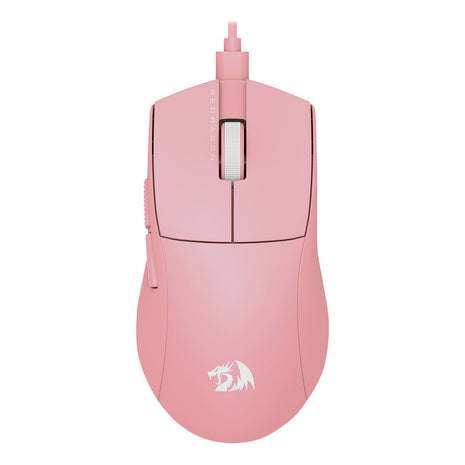 Mouse Gamer Redragon K1ng Rgb Rosa M724p-1k Alámbrico 12,400 Dpi Ultraligero, Polling 1000hz